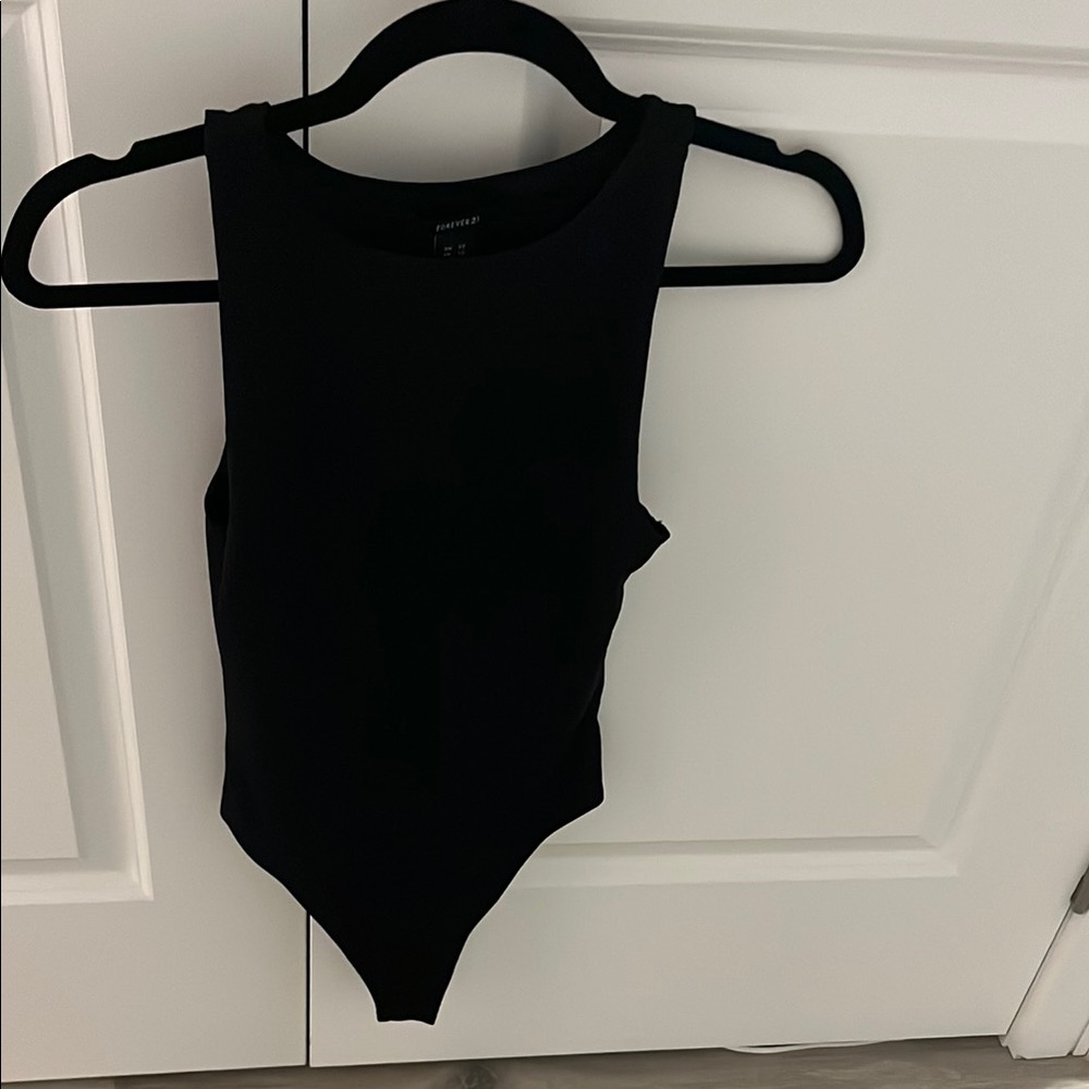 Forever 21 Black Classic Bodysuit